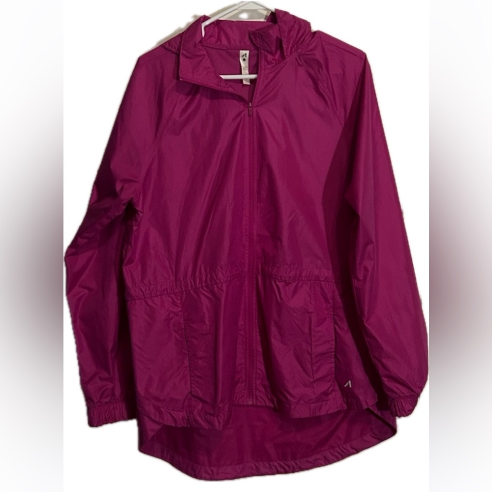 Alive Magnetics Women’s Magenta windbreaker jacket size Large